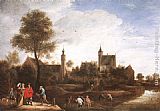 David the Younger Teniers A View of Het Sterckshof near Antwerp painting
